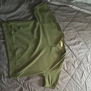Kith Forest Green Textured Shirt